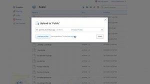 Как закачать файлы на dropbox