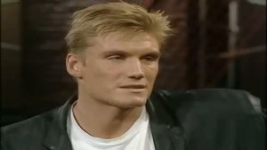 A young Dolph Lundgren  interviewed (In swedish)