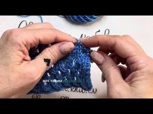 Узор спицами Сетка Кучинелли