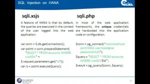 Blended Web and Database Attacks on Real-time, In-Memory Platforms  - OWASP AppSecUSA 2014