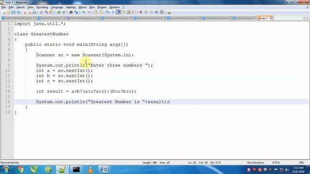 Nested Conditional Operator in java programming 3