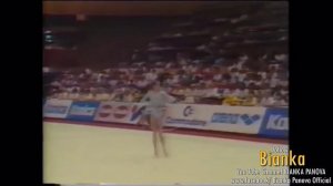 Bianka Panova - 1987 - Rope & Hoop routines - World Championship - Varna, Bulgaria