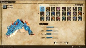 MHS2 All Monsters & Monstie Egg Patterns (Monstipedia) - Monster Hunter Stories 2