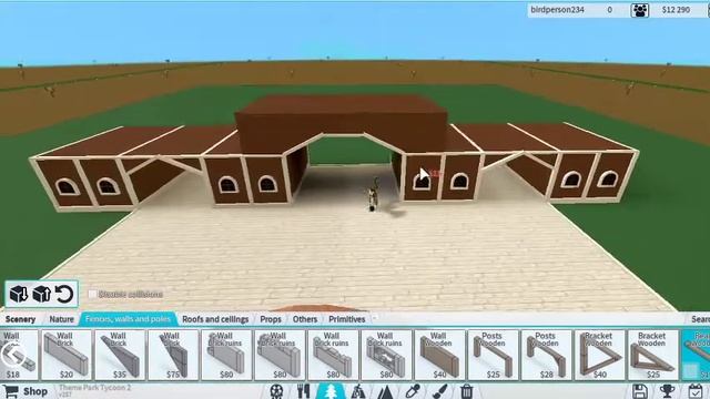 How To Build A Winter Park Entrance - Roblox (Theme Park Tycoon 2) смотреть онлайн