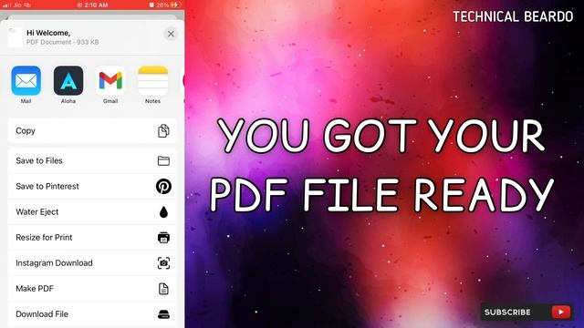 How To Convert Notes To PDF on iPhone I How To Convert iPhone Notes To PDF I How To Share iOS Notes смотреть онлайн