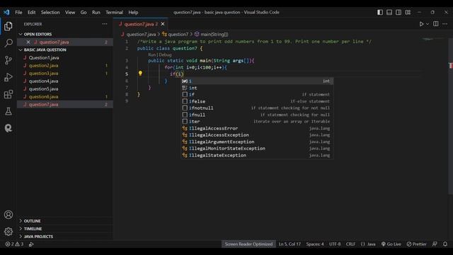 Print odd numbers with java program смотреть онлайн