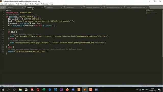 SISTEM INFORMASI SEDERHANA EKSPOR BARANG BERBASIS PHP DAN ORACLE. смотреть онлайн