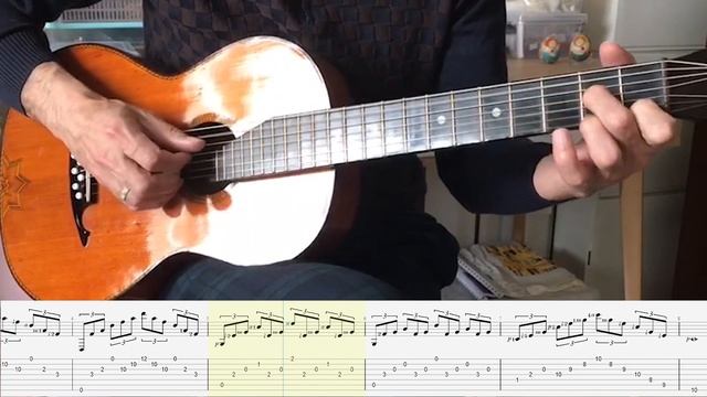 Семиструнная гитара - Упражнение в До мажоре смотреть онлайн