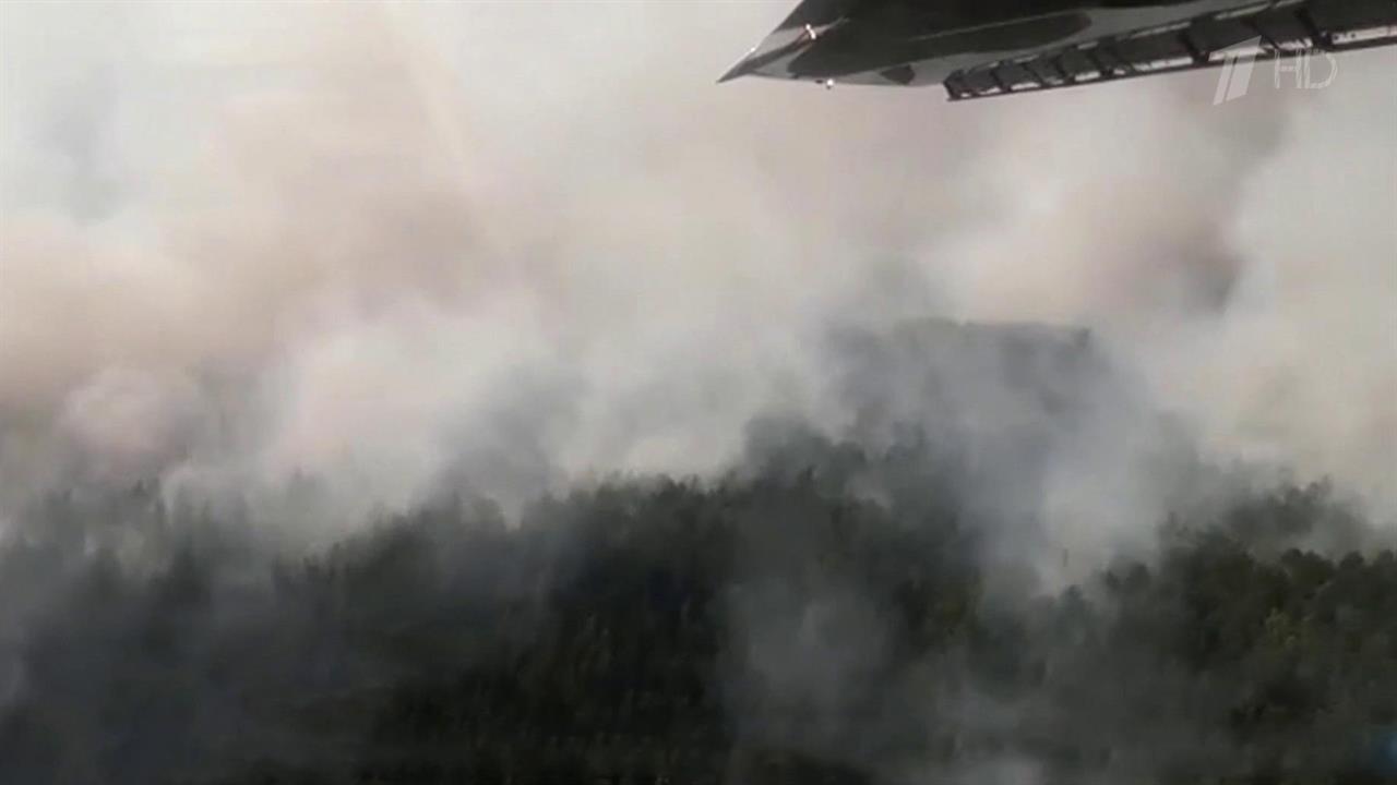Дым от сильных природных пожаров в Югре накрыл сразу несколько регионов