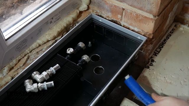 Монтаж внутрипольного конвектора. Два совета для правильной установки.