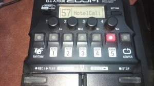 Zoom G1X Four Guitar Processor | My patches