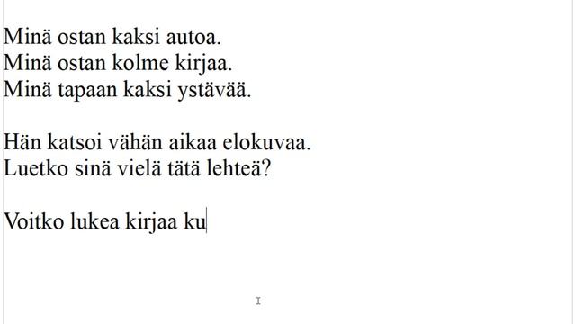 ФИНСКИЙ ЯЗЫК ДО АВТОМАТИЗМА. ВСЕ ОБ ОБЪЕКТЕ. ЧАСТЬ 1. смотреть онлайн
