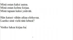 ФИНСКИЙ ЯЗЫК ДО АВТОМАТИЗМА. ВСЕ ОБ ОБЪЕКТЕ. ЧАСТЬ 1.