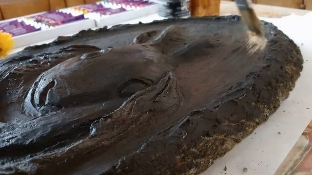Создаём объемные изображения на спилах дерева.