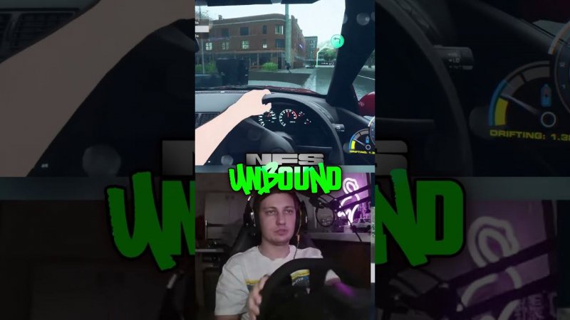 NFS UNBOUND С ВИДОМ ОТ ПЕРВОГО ЛИЦА НА РУЛЕ | NFS UNBOUND WITH A FIRST-PERSON VIEW ON WHEEL #shorts