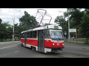 Трамвай Татра Т3 КВР в Краснодаре