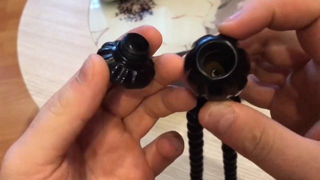 Чётки переборные из эбонита с тайником. Мак.