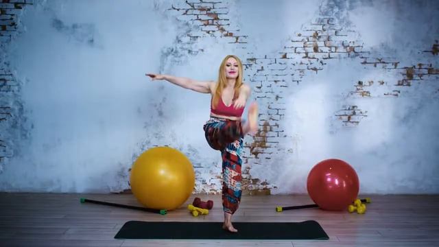 Фитнес дома. Укрепляем мышцы спины. FITNES AEROBIC 7