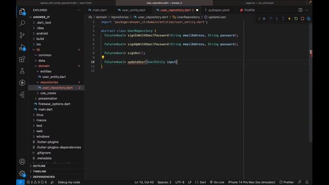 ? Live Session 12: Building a Secure Domain Layer and Firebase Auth in Clean Architecture ?|In Hind