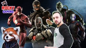 РОККИ и ПАПА РОБ играют в INJUSTICE 2! Часть 1: файтинг с супергероями! 16+