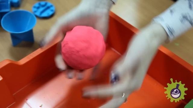 Цветной кинетический песок