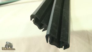 UAZOBAZA # 129 Цельные опускные стекла для "Буханочного" семейства УАЗов. Установочный комплект