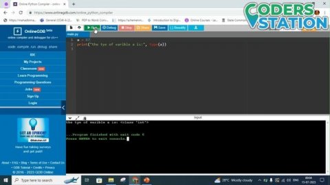 Online Python Compiler | How to use Online Python Compiler | Online gdb | Programiz