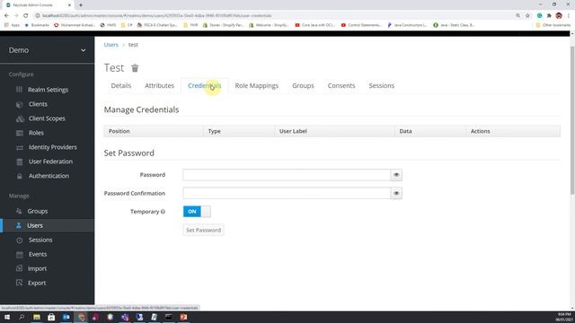 2.Create Realms, Roles, & Users in Keycloak Server |  Authorization server [06-01-2021]