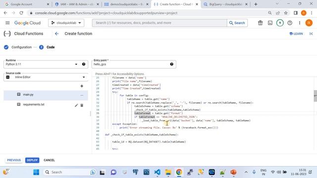 Seamless Data Integration: ETL from Google Cloud Storage Bucket to BigQuery with Cloud Functions