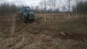 раскорчевка полей мтз 82.