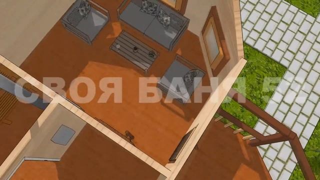 Каркасная баня 4 на 5 метров смотреть онлайн