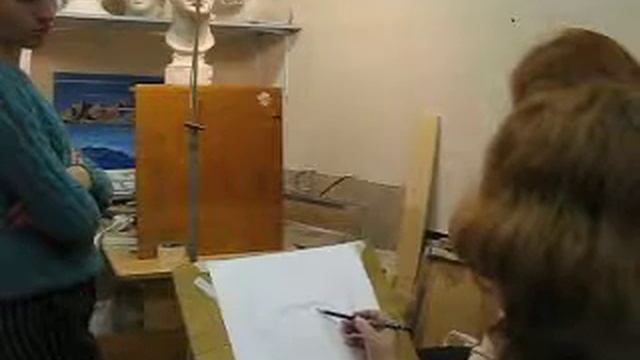 Рисунок головы Цезаря (1-я стадия) смотреть онлайн