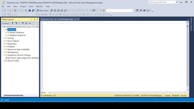 Connecting to SQL Server using SSMS | SQL Server Management Studio overview | Sql server overview смотреть онлайн