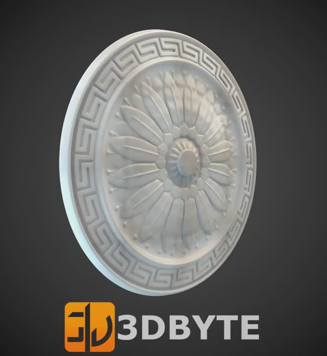 #3dmodel - Round #decor 33 || Круглый декор 33 #3dbyte #3dprint