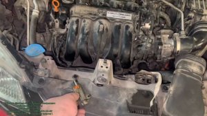 Honda Fit Hybrid GP-5 треск двигателя в момент запуска