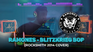 RAMONES - BLITZKRIEG BOP (ROCKSMITH 2014 RHYTHM COVER)