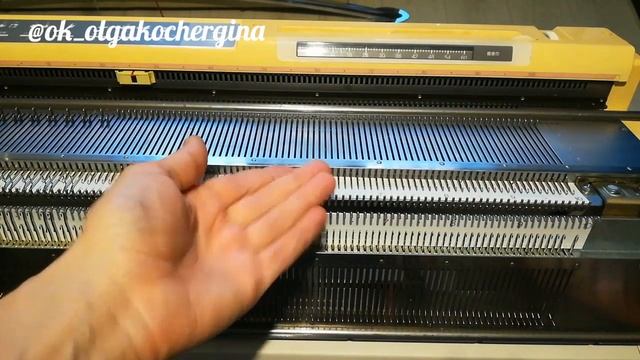 Юбка резинка. Образец на Silver reed. смотреть онлайн