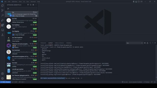 Go Installation, VS Code Configuration, Simple Program | Golang 101 Tutorial смотреть онлайн