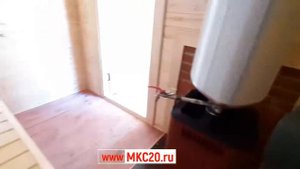 Видео обзор арочной бани “Викинг” с боковым входом.
