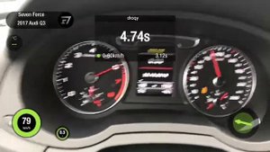 Замер скорости Audi Q3 Stock Разгон 0-100 км/ч