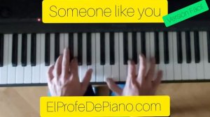 Someone like you - Piano Cover Fácil