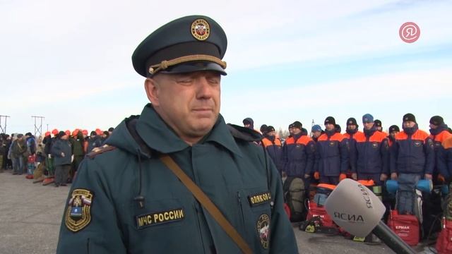 Участники Всероссийской штабной тренировки по гражданской обороне собрались в местности Ус Хатын смотреть онлайн