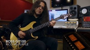 Boss GT 100 #5 Presets  - Rico MS Purple- Ricardo Marins