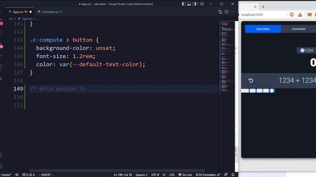 Build Minimalistic Calculator App Using React js смотреть онлайн