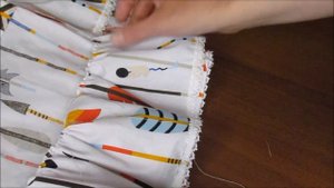 DIY: Юбочка для девочки с оборками. Раскрой и пошив.