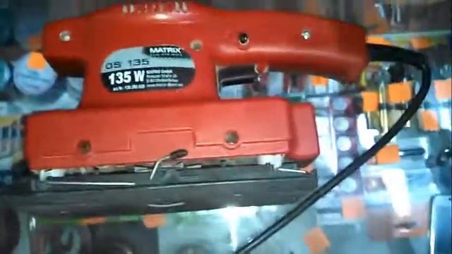 Вибрационная шлифмашина MATRIX OS 135. Магазин электроинструмента