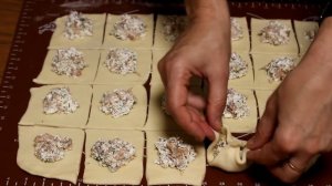 Конвертики из песочного теста с начинкой! Delicious homemade cakes