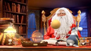 Дед Мороз поздравляет Милану