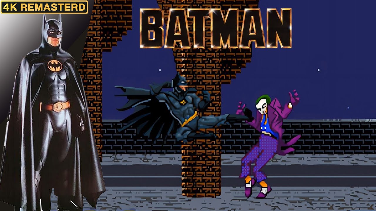 Прохождение Batman Longplay (Arcade) [4K_Remastered_60FPS]