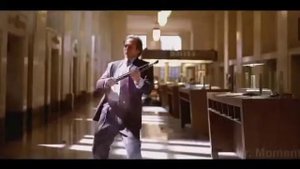 Джокер грабит банк. "Темный Рыцарь"